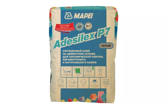 Смеси сухие клеевые MAPEI Adesilex P7 цвет Белый 25 кг