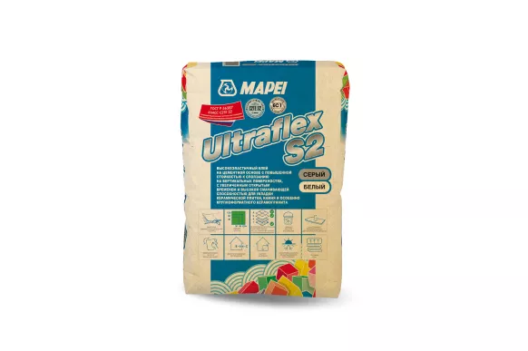 Смеси сухие клеевые MAPEI Ultraflex S2 цвет Серый 25 кг