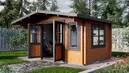 Садовый дом 10 (Комфорт) брус 44 мм